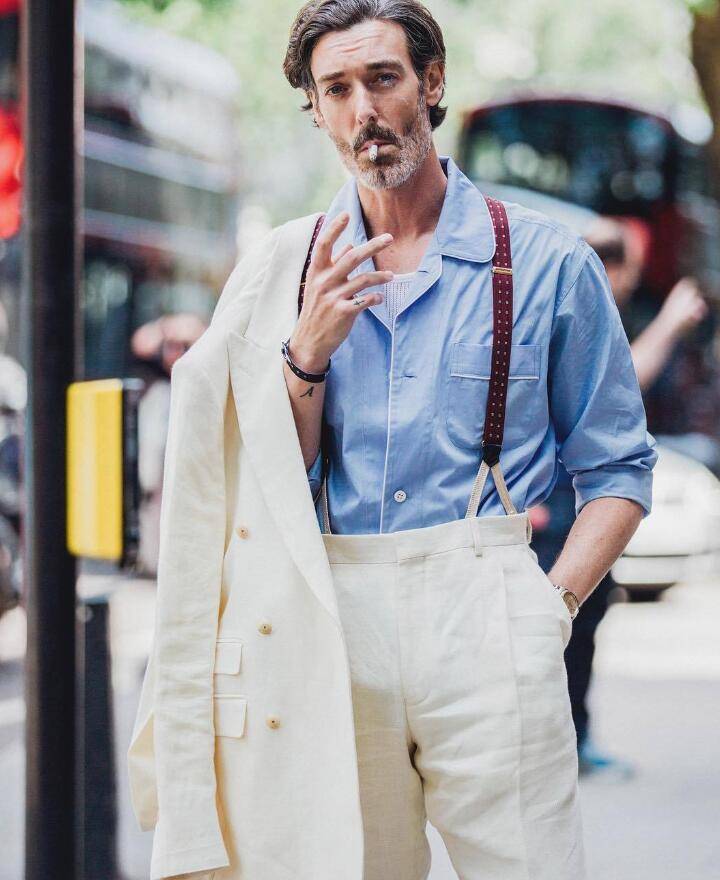 Richard|这个假老头是最会穿衣服的男人?律师转业男模 全靠不羁却优雅另类英伦风
