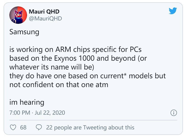 Exynos|紧跟苹果脚步 爆料称三星正在研发电脑处理器