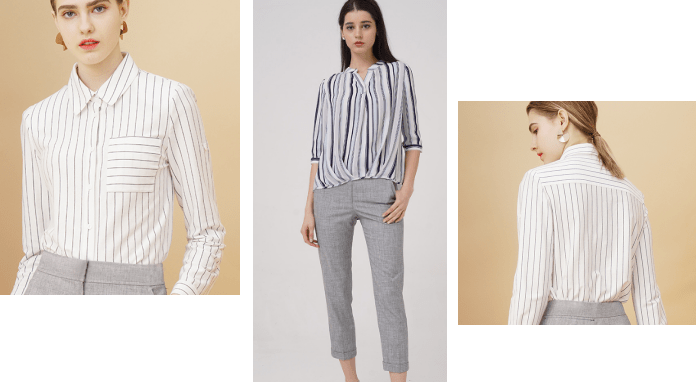 条纹|用一件Lavinia的条纹衫，开启办公室法式优雅
