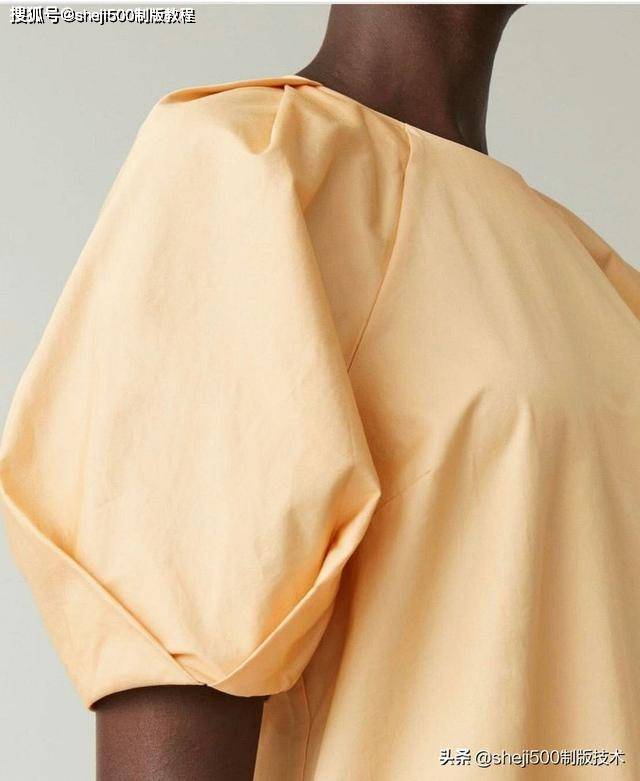 袖子|6款时装袖子制版教程有纸样参考