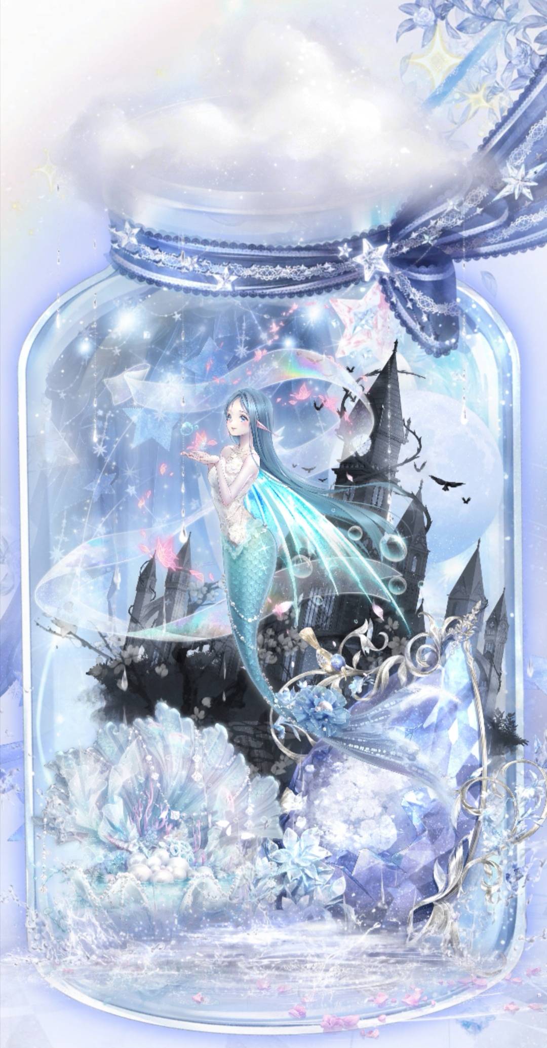 瓶子|奇迹暖暖:鲛人套也被玩坏,瓶子甚至能养人鱼?1秒拥有生态瓶