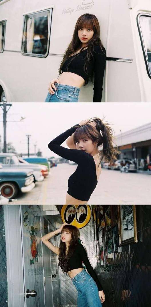 新机|甜美LISA再出新图 手持新机引热议