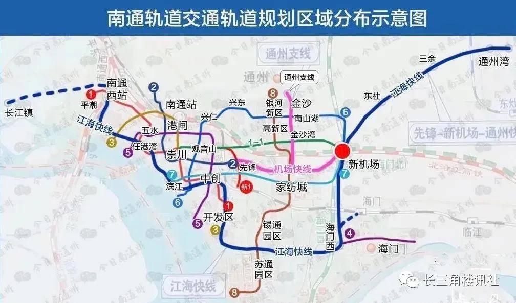 (网友提供的南通2035年交通规划图)
