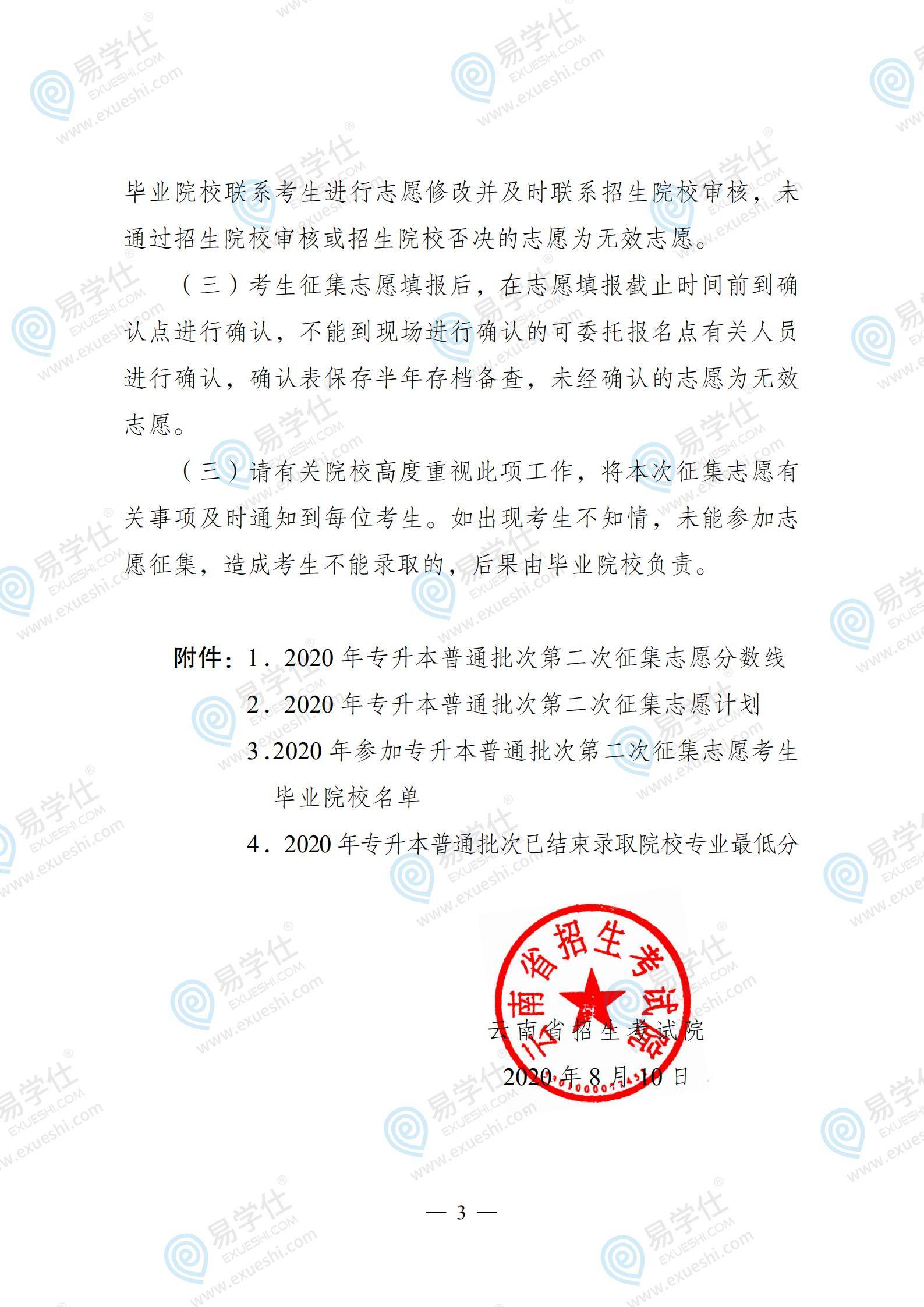 2020年云南专升本学_2020年云南专升本各院校录取分数线