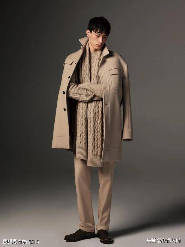 工艺|ERDOS2020秋冬男装，抽象图形无规则排列，展现都市男士时装样貌