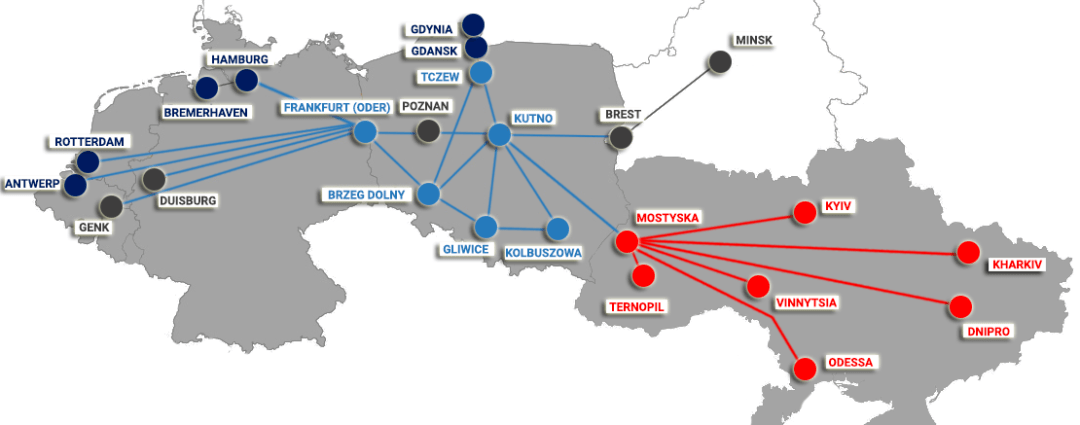 中欧班列经过中东欧的又一片处女地_运输业