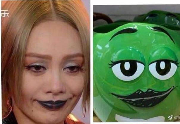 这个真的笑死我了,一开始的时候大家也都是调侃,说mm豆的形象和宁静挺
