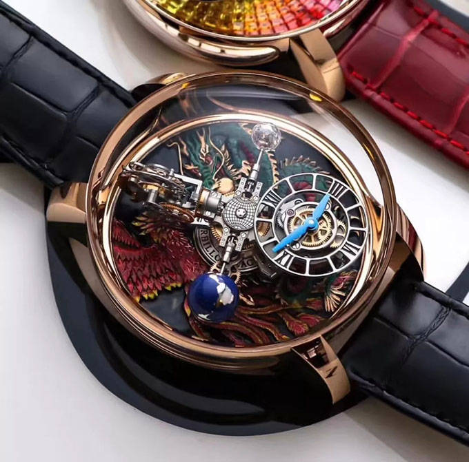 捷克豹jacob&co天体陀飞轮astronomia tourbillon独特之举手表