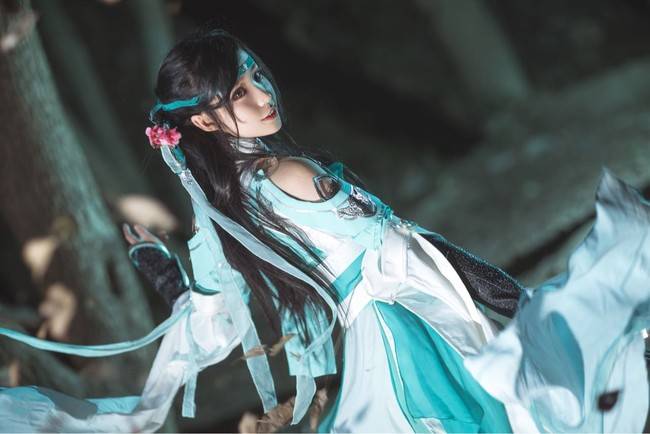 cos:剑三,雪河琴娘