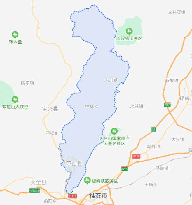 雅安各区县人口_雅安职业技术学院(2)