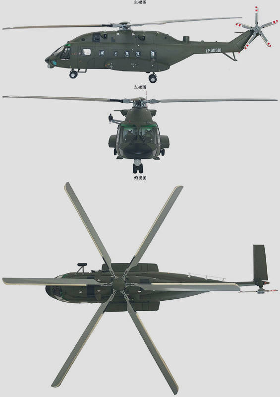 为山猫插上翅膀直8l宽体直升机将和直20组成完整的空中突击梯队