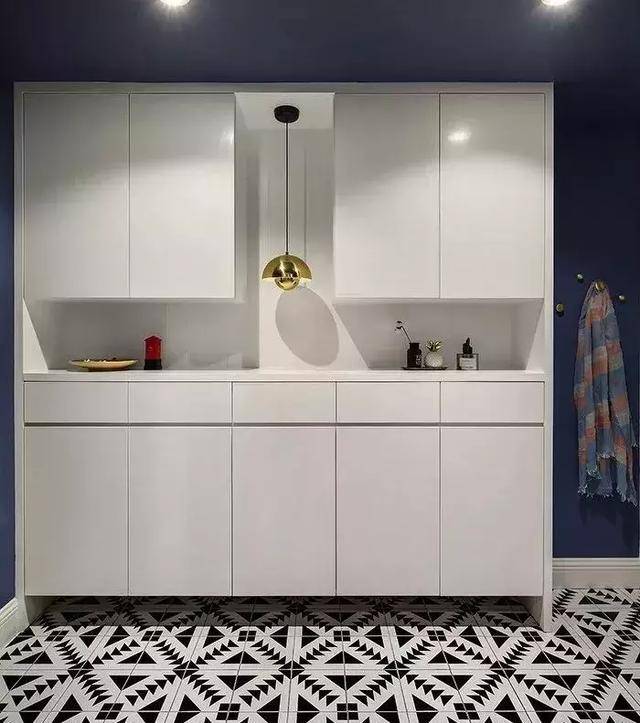 纹理|玄关瓷砖居然可以这样铺，邻居分分钟挤破门！