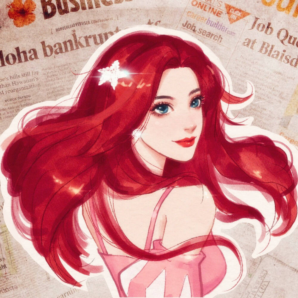 艾莎|时尚感100分的迪士尼公主，爱丽儿回眸真媚，无法忽视艾莎的红唇