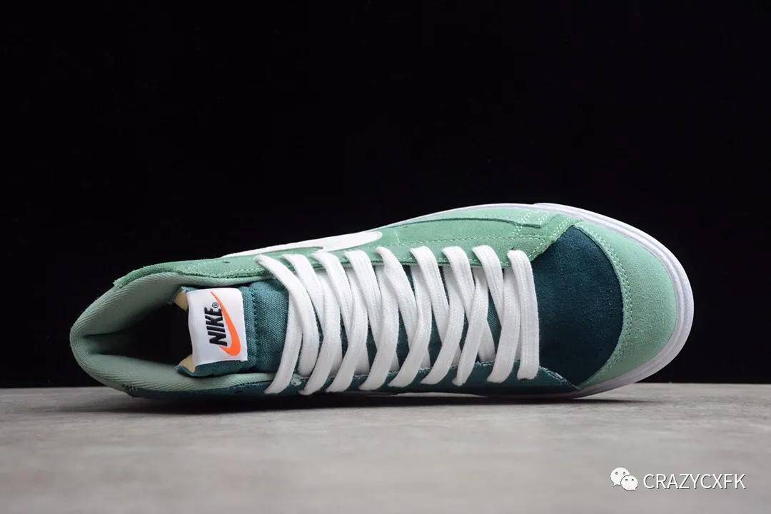 耐克开拓者绿白阴阳板鞋nikeblazermid1977vintagewecz4609300