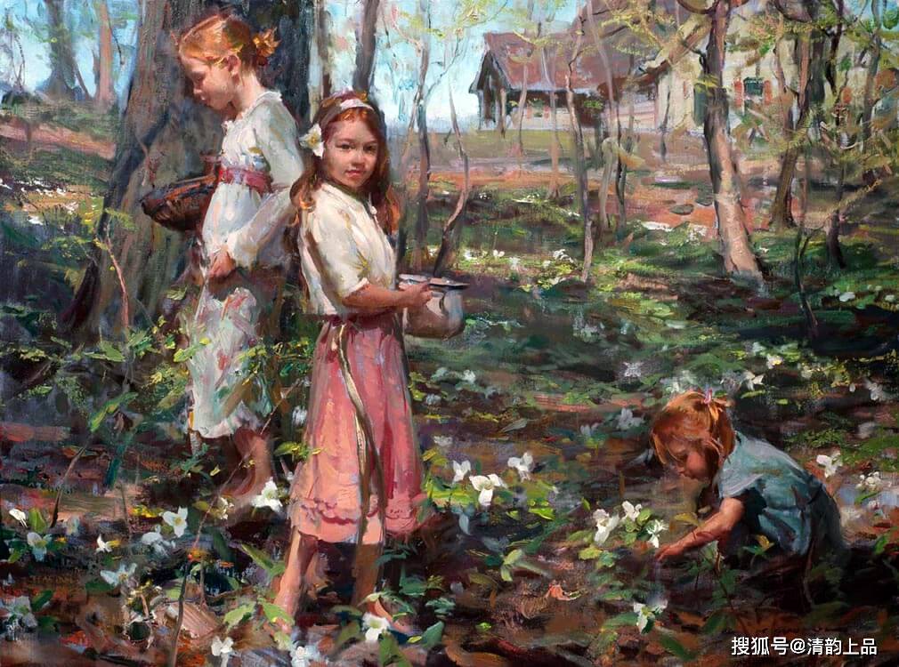 美国画家丹尼尔格哈茨油画作品欣赏