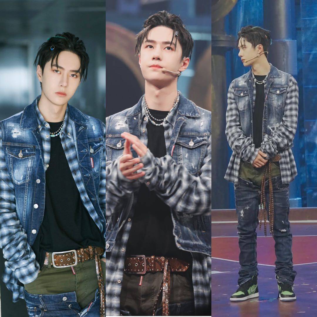 王鹤|明星时尚欣赏不来!王鹤棣撞王一博奇葩裤子,但没王一博辣眼睛