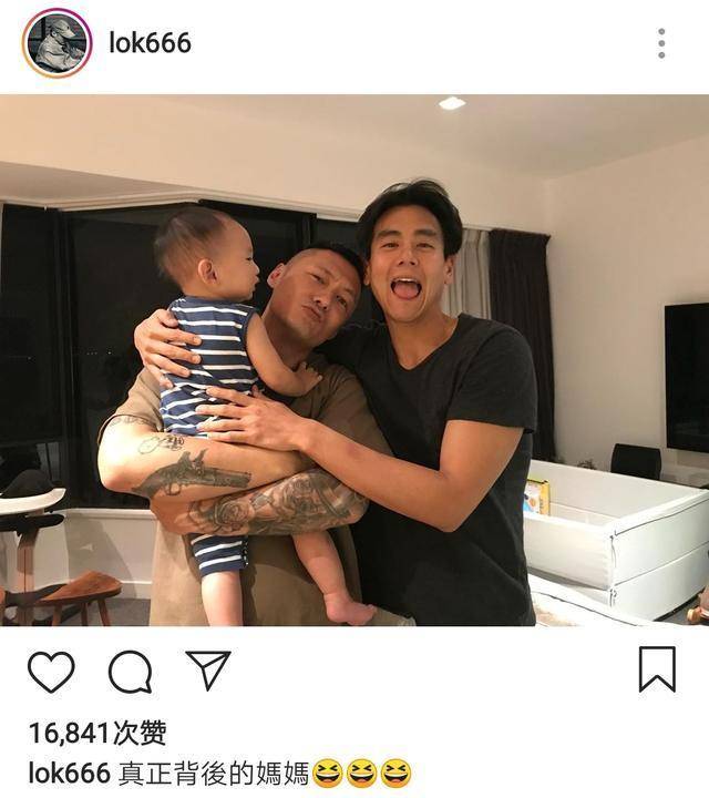 抱娃|原创余文乐七夕前抱娃与彭于晏同框，一声“咕呱”疑调侃他仍是单身