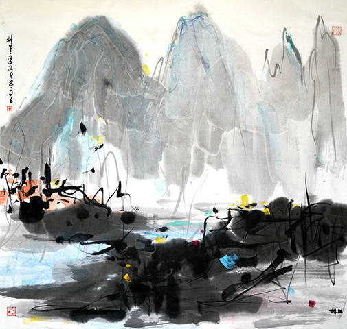 韩宁水墨画