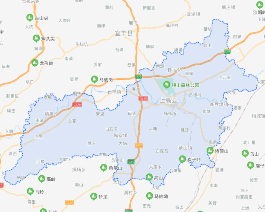 江西宜春市有一个县,沪昆高铁过境,却未在境内设置高铁站_上高县