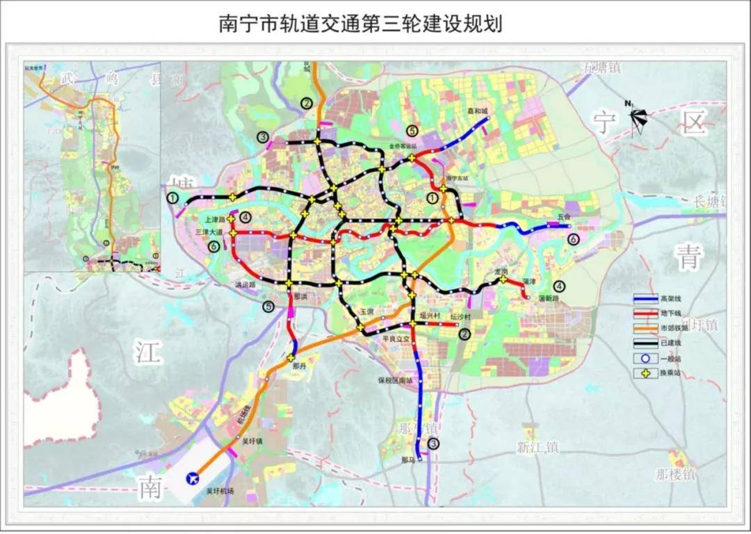 回顾第三轮建设规划,武鸣线线路全长53.