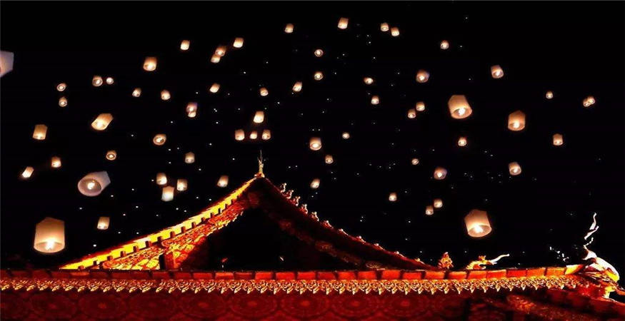 中元不眠夜,天灯寄哀思,中元节为什么要放天灯呢?
