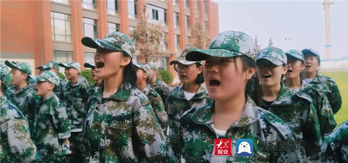 高一|菏泽市定陶区高中校园2020级高一新生“军训课”活动剪影