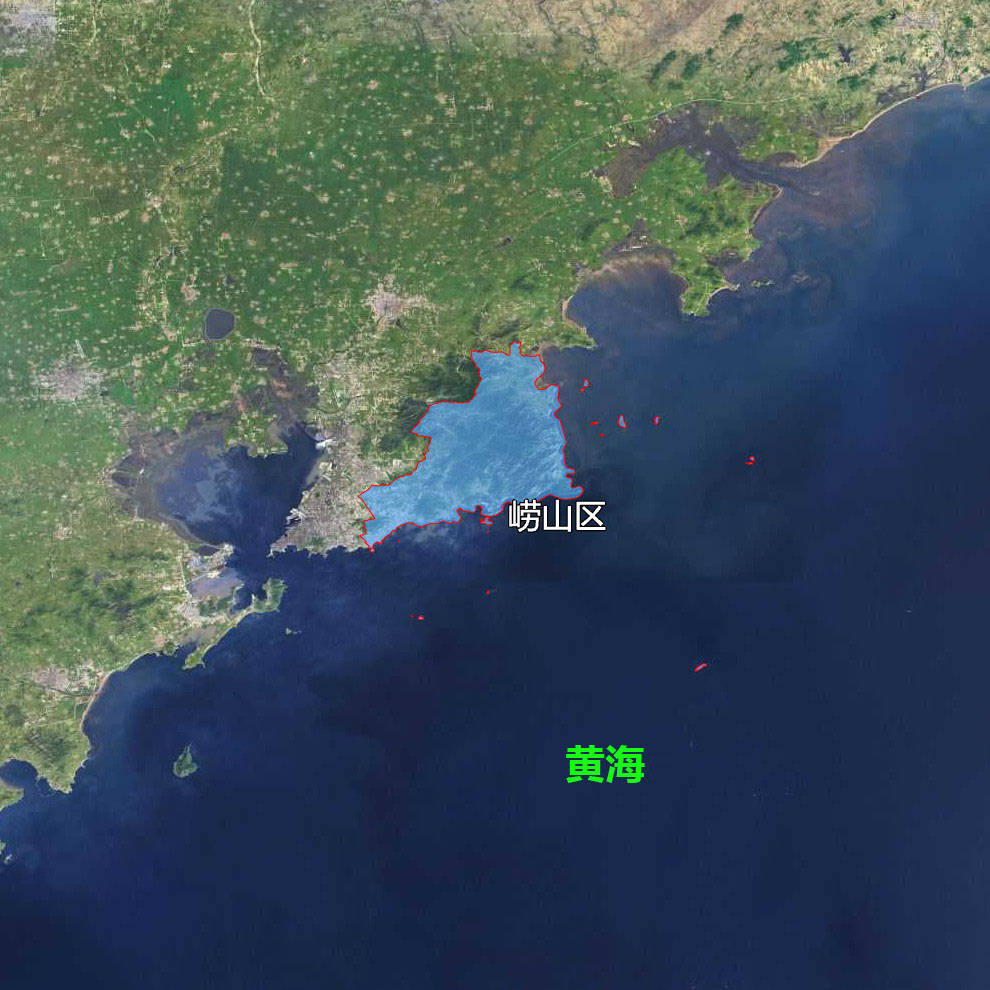 12张地形图,快速了解山东省青岛各市辖区市