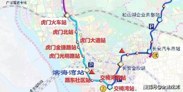 东莞地铁2号线三期有望年内开工终点设在滨海湾新区