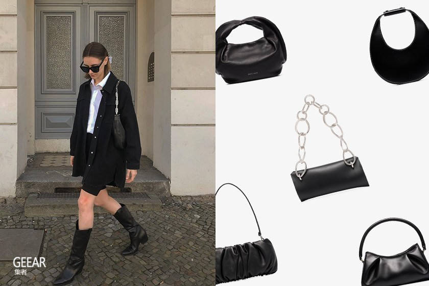 Leather|腋下包怎么挑？先从平价高质黑色款下手！