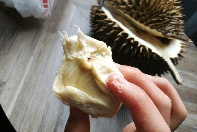 印尼的榴莲熟啦!普通版五块一个,顶级榴莲12一个,一天
