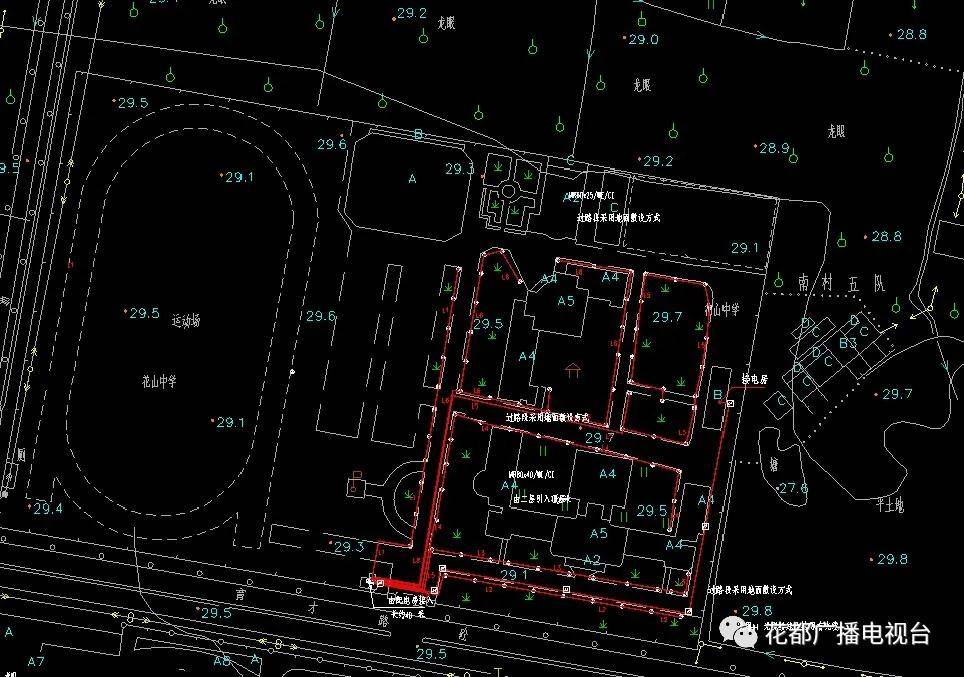 路灯图纸总平面图