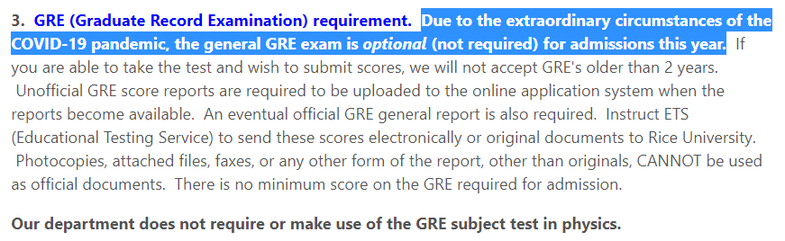 项目|天道出国留学老师：申请这些美研项目，不用提交GRE成绩！