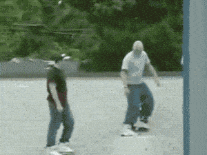 搞笑gif:好娴熟的手法,最后那一下简直帅呆了