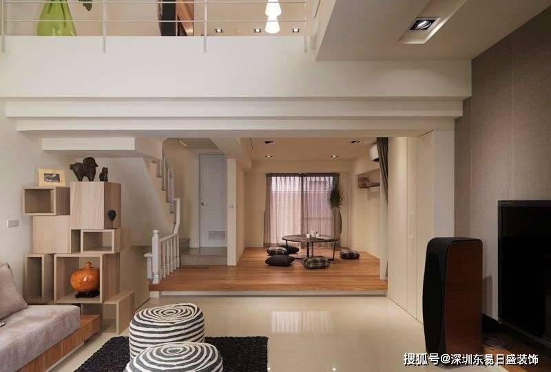 130㎡复式楼日式风装修设计,打造惬意度假美宅