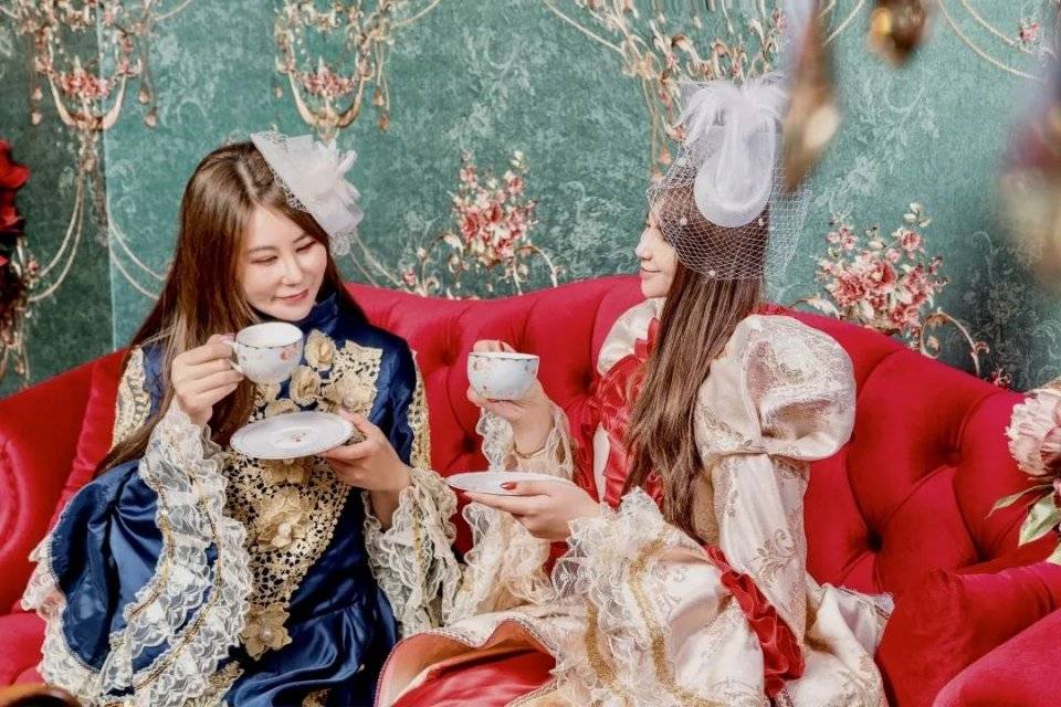 婚纱|换装下午茶，宫廷礼服、旗袍、婚纱···100+造型不限时任换！