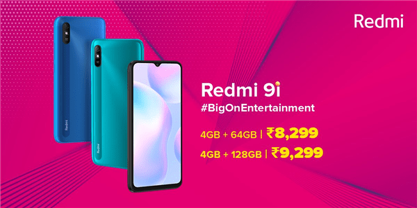 Redmi|Redmi 9i亮相印度市场：760元起，续航是一大亮点