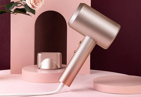 负离子|Get宋轶同款电吹风,3分钟快速吹干头发,2000万负离子不伤发!