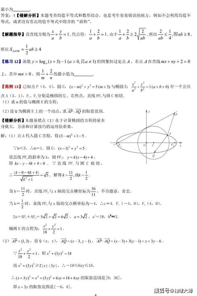 方法|高中生很有用！高中数学：高考常见易错题解题方法整理