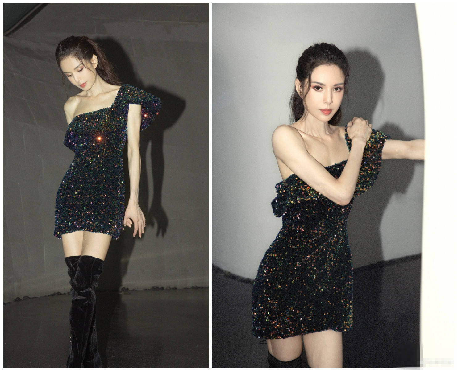 沈梦辰|隔空撞衫不输王霏霏,比沈梦辰更瘦更单薄!54岁李若彤太励志了