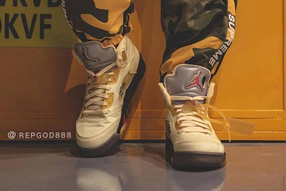 原创钱包准备好,off-white x aj5 "奶油" 将在「这天」正式发售!