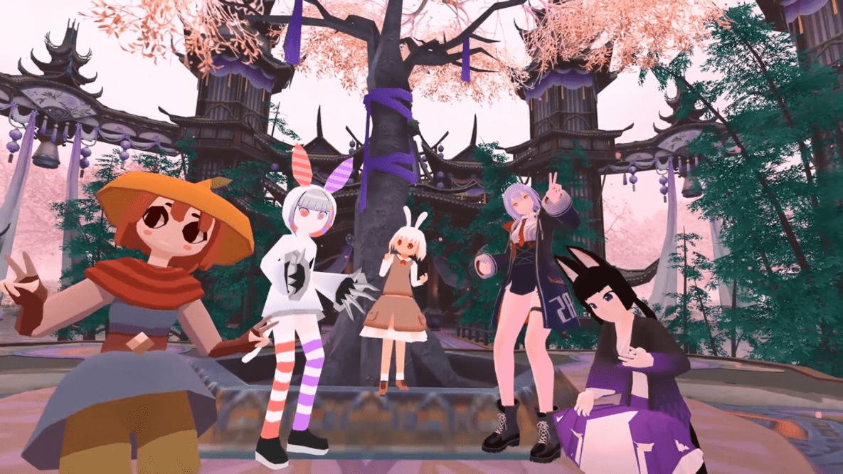 和大多数vr社交应用一样，《vrchat》的重点在于营造一个虚拟空间，人们可