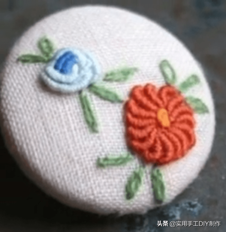 刺绣|「刺绣作品」100个迷人时尚的刺绣纽扣，装饰衣物美美的