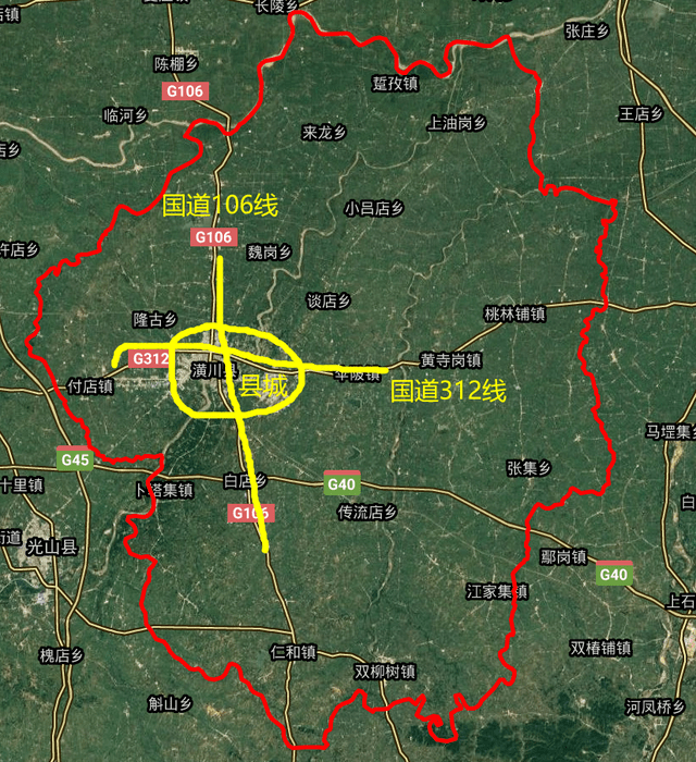 信阳潢川县gdp_潢川县地图