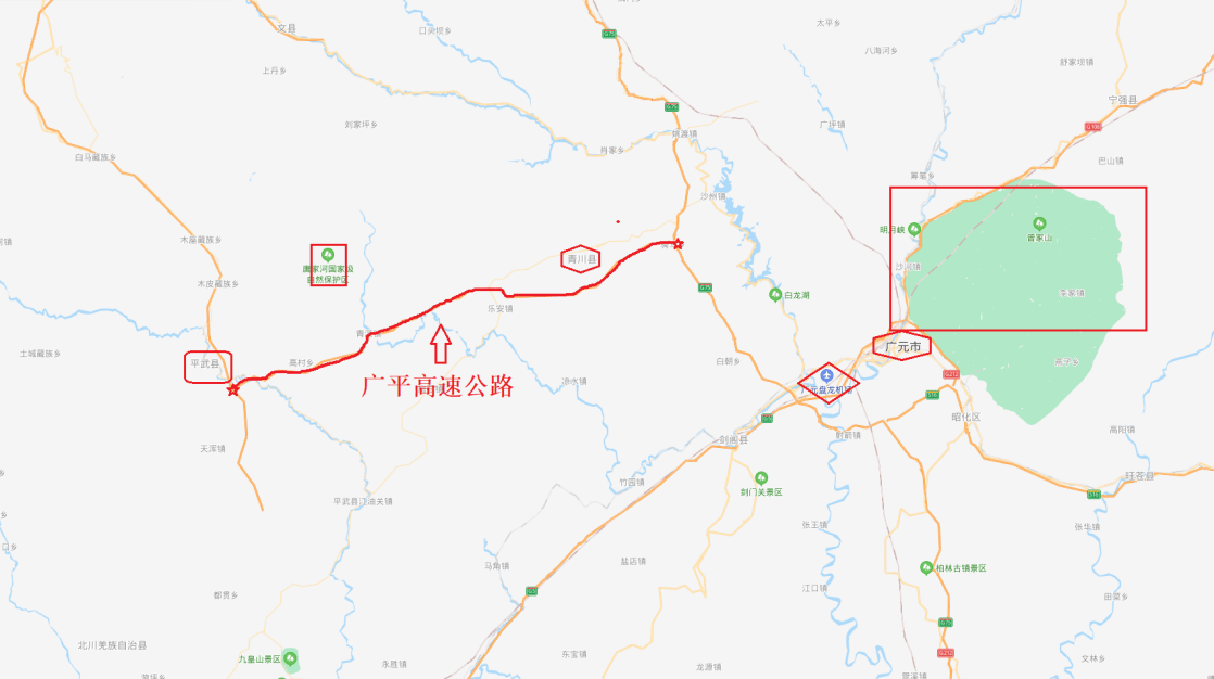 广平高速公路助力构建四川旅游大环线