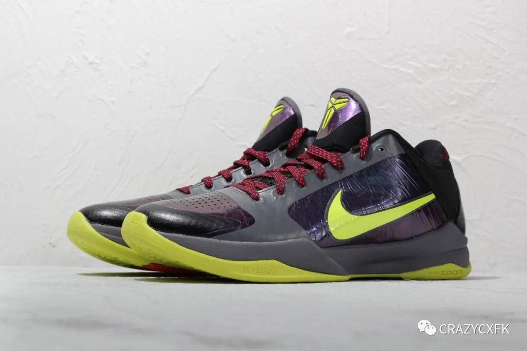 科比zk5小丑暗夜nikezoomkobe5protro暗黑紫篮球鞋cd4991001