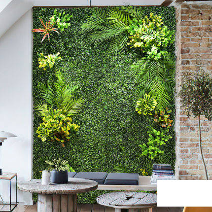 绿植墙造价-东莞仿真植物墙价格