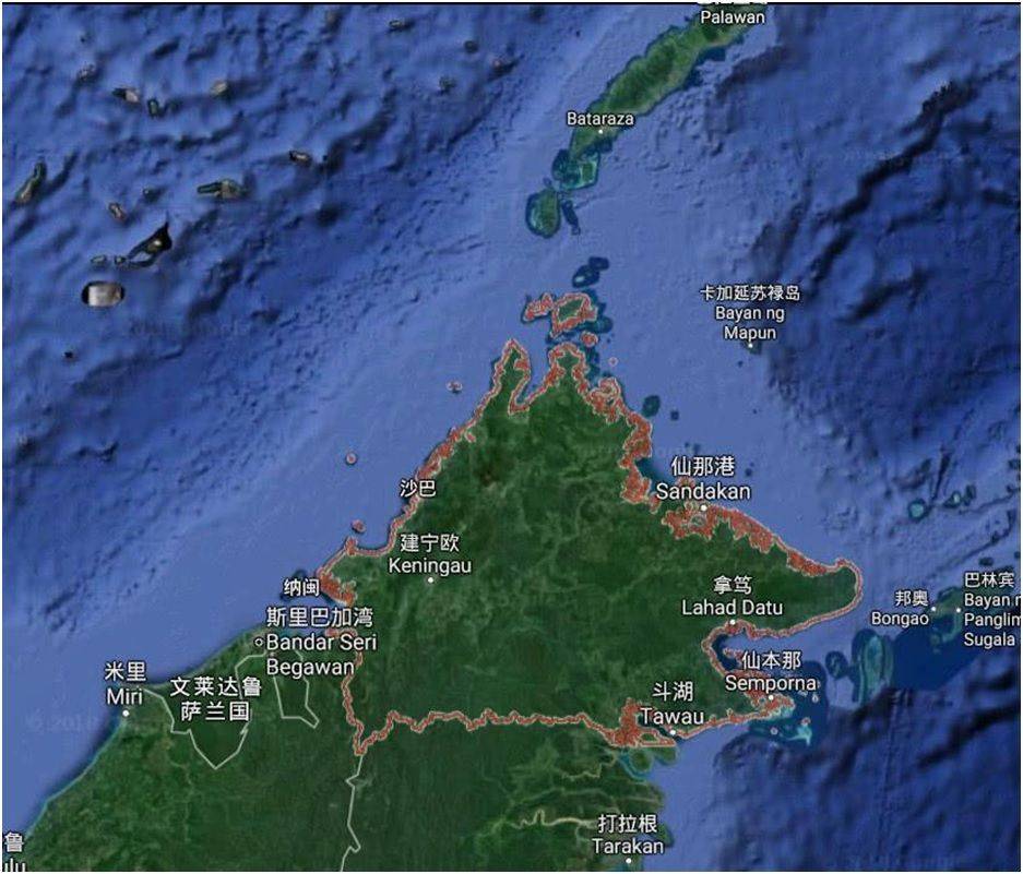 1980沙巴州gdp_马来西亚沙巴州地图(2)