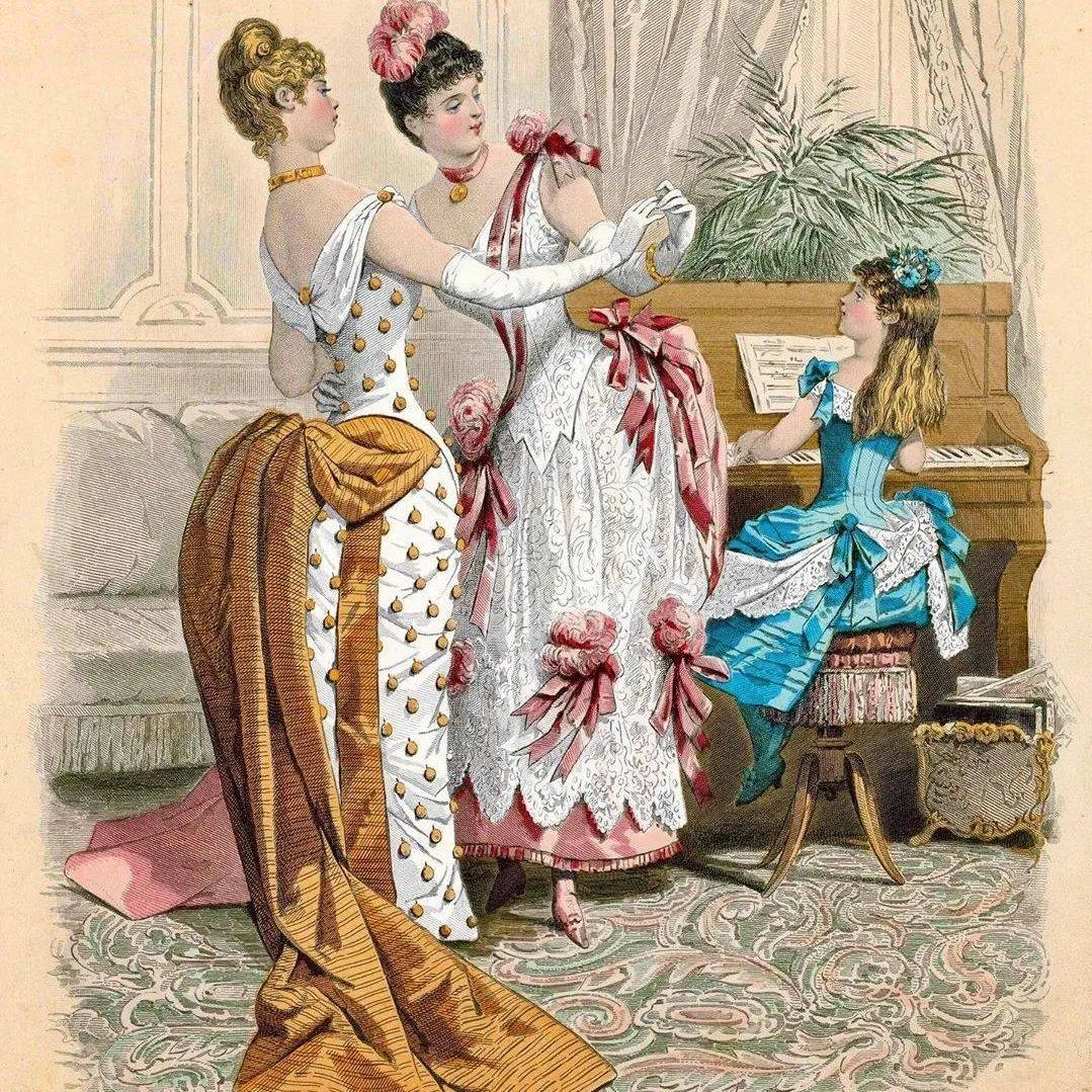 维多利亚时代女性着装