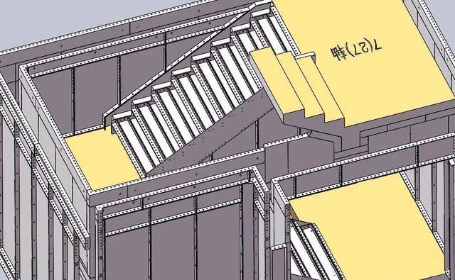 超详细的铝模设计之楼梯模板