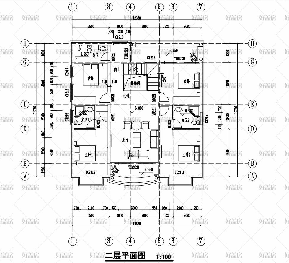 新农村住宅设计_别墅